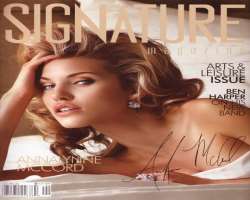 She appeared on the cover of the July 2009 issue of Signature magazine. Also, for a small time for 